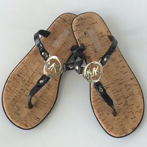 Michael Kors MK Charm Jelly pvc Flip-Flop Sandals